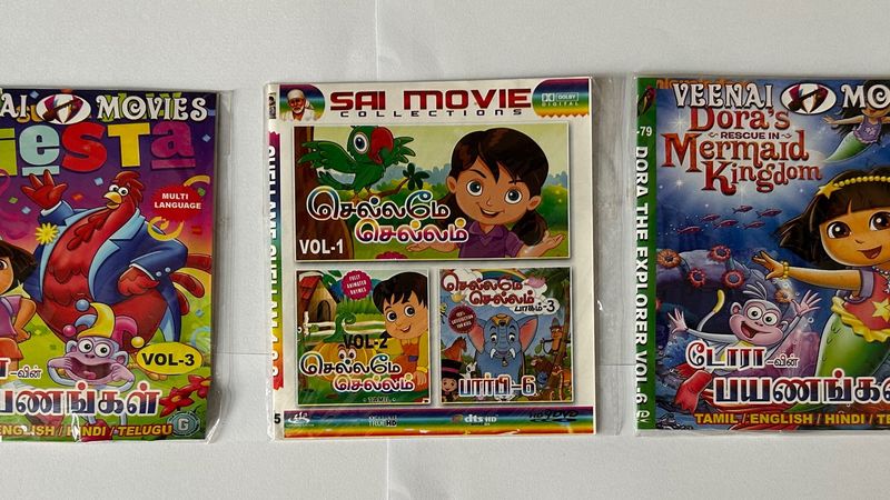 Dora &amp; Other Tamil Children DVD’s
