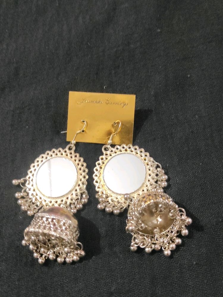 Black Metal Earrings