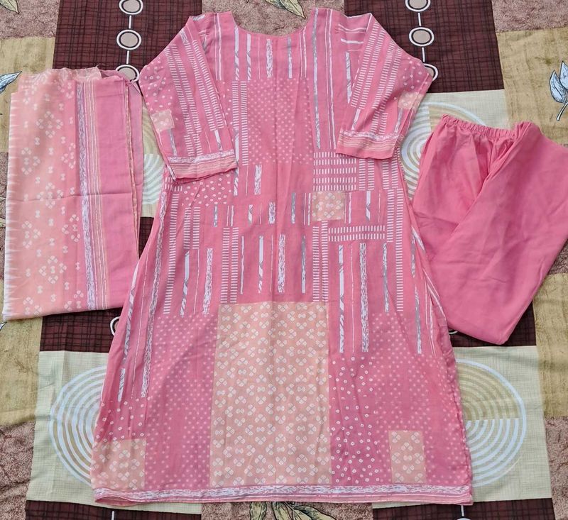 Pink Kurta Set