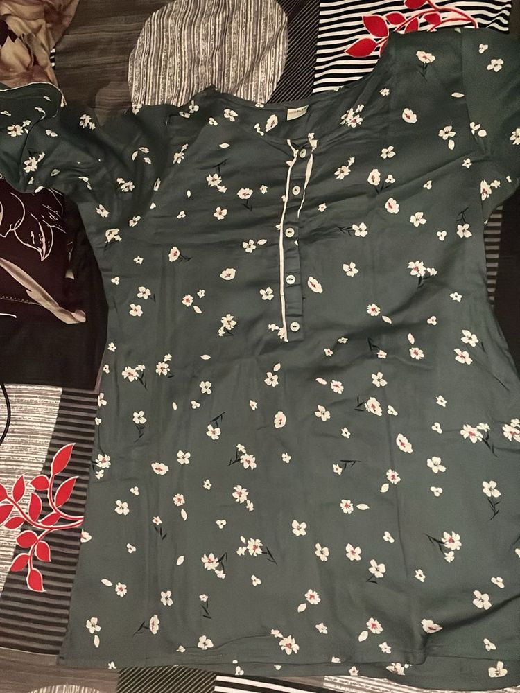 Floral Print Casual Dress