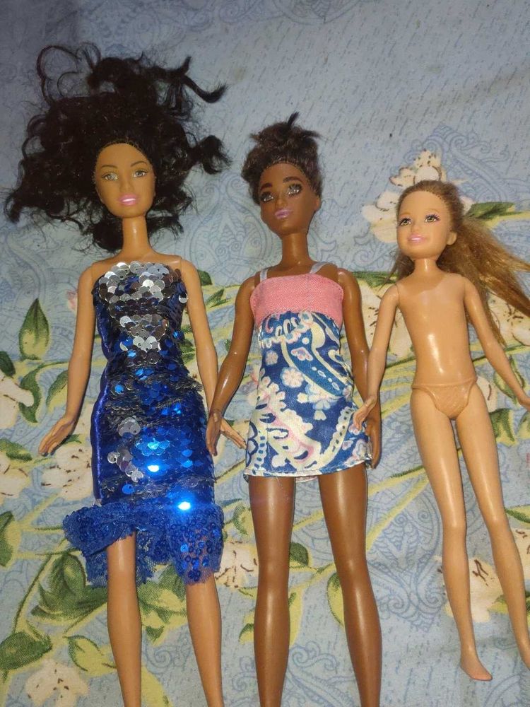 Lot Of Three Dolls