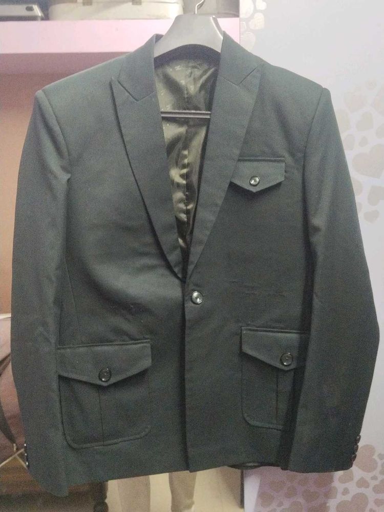 Men's Dark Green Blazer