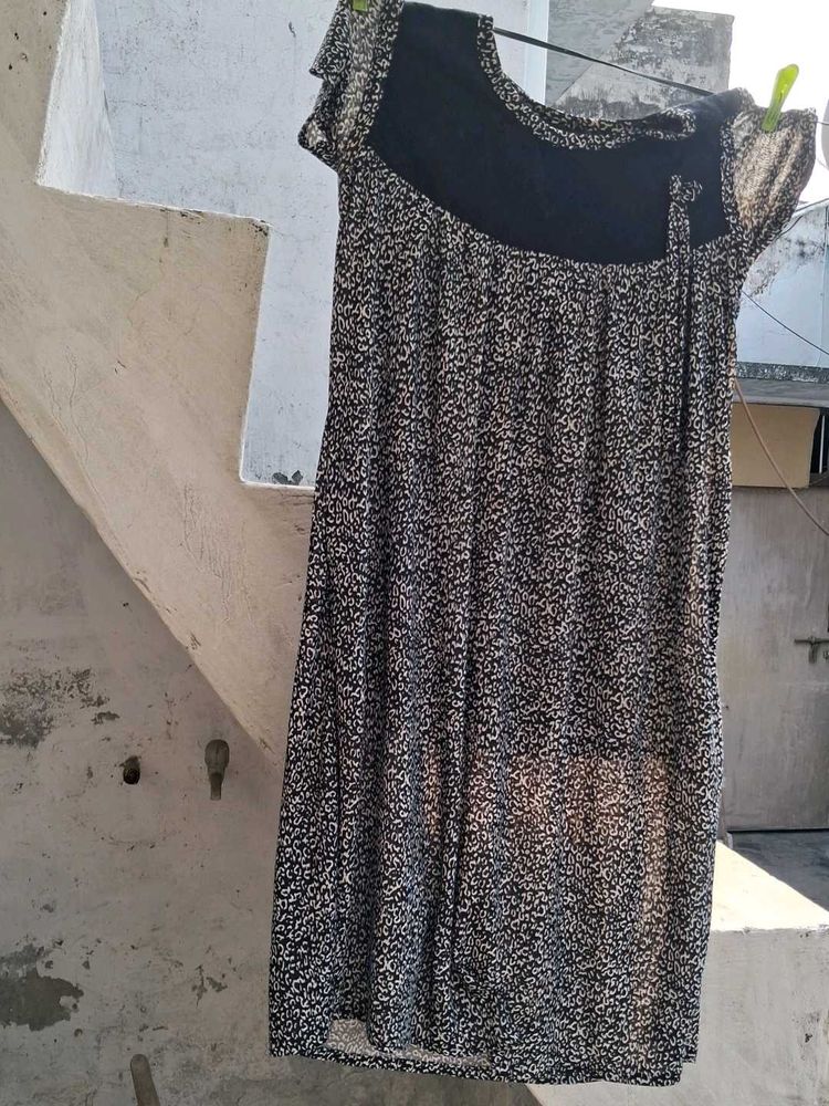 Casual Black &amp; White Dress