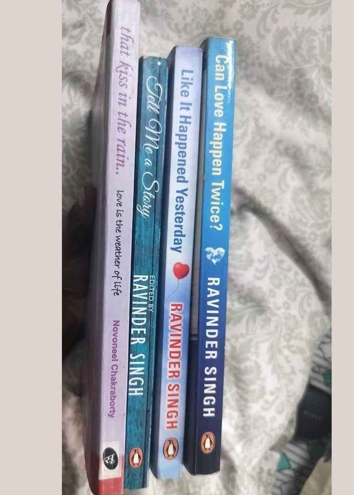 4 Novels (Ravinder Singh And Novoneel Chakraborty)