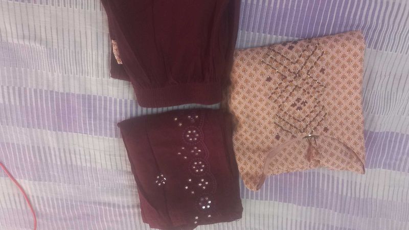 Kurti Pant Pair With Duppta
