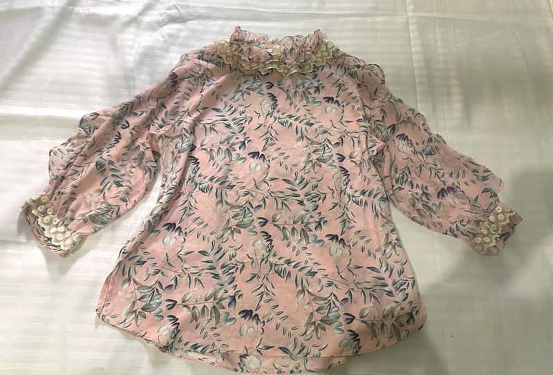 Floral Print Blouse