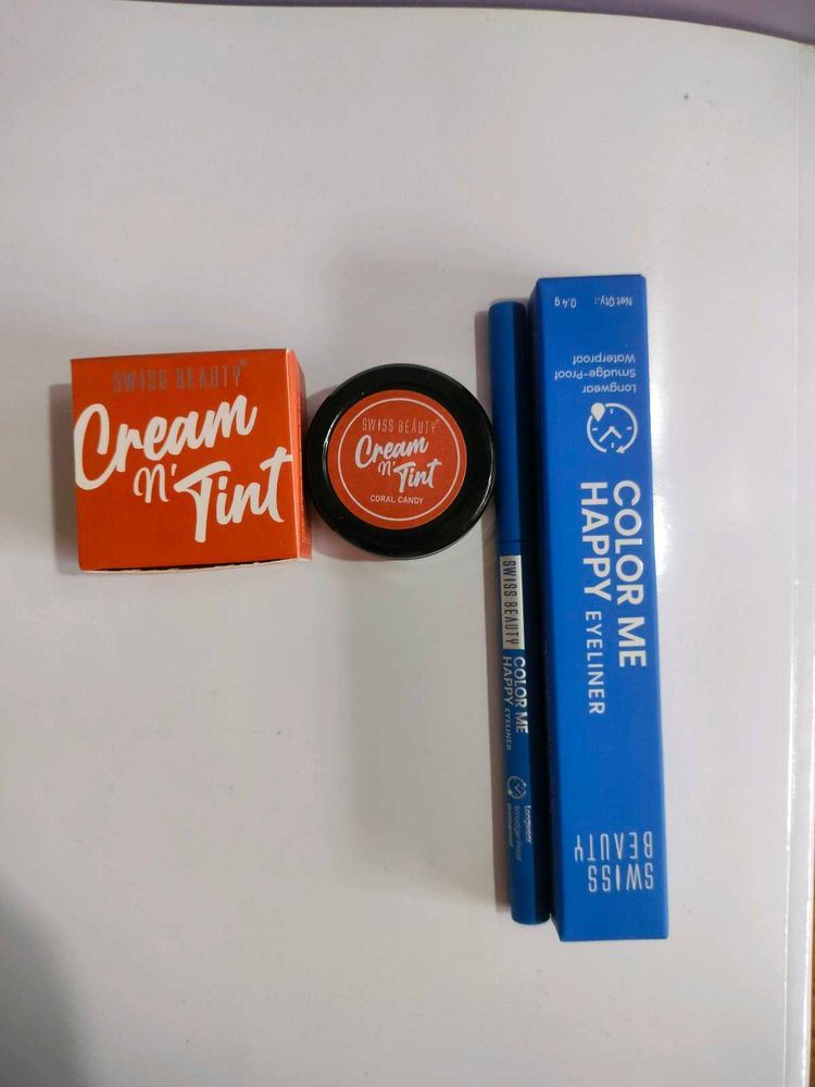 Swiss Beauty Eyeliner And Lip &amp;Cheek Tint