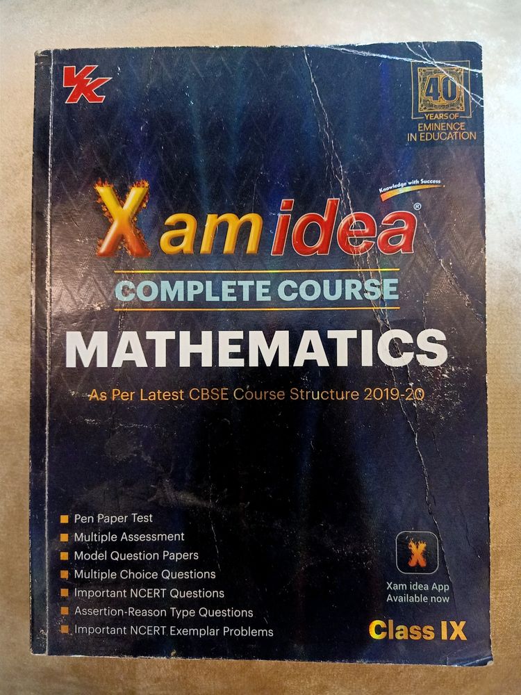 Xam Idea Mathematics Class IX 📚