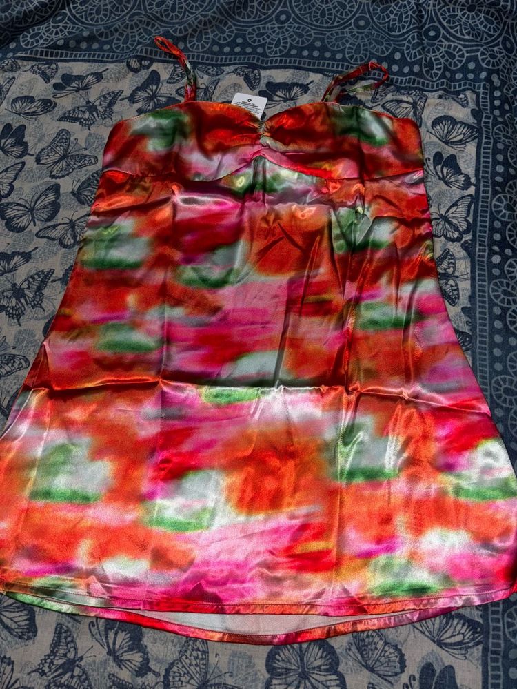 Tie-Dye Slip Dress