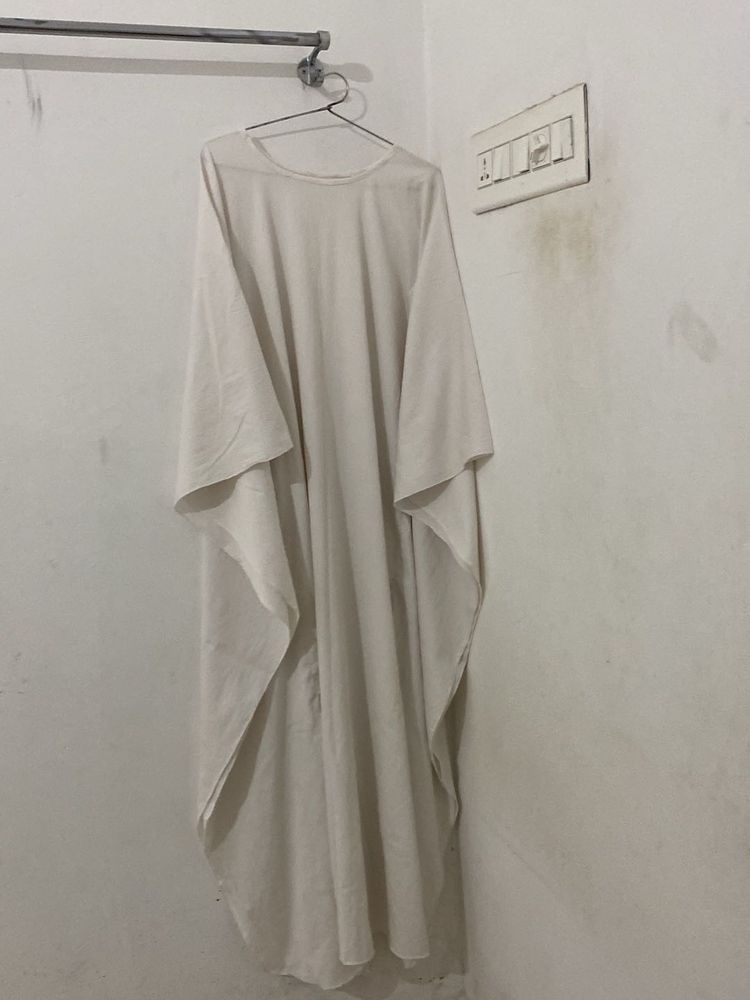 White Arabic Kaftan Dress
