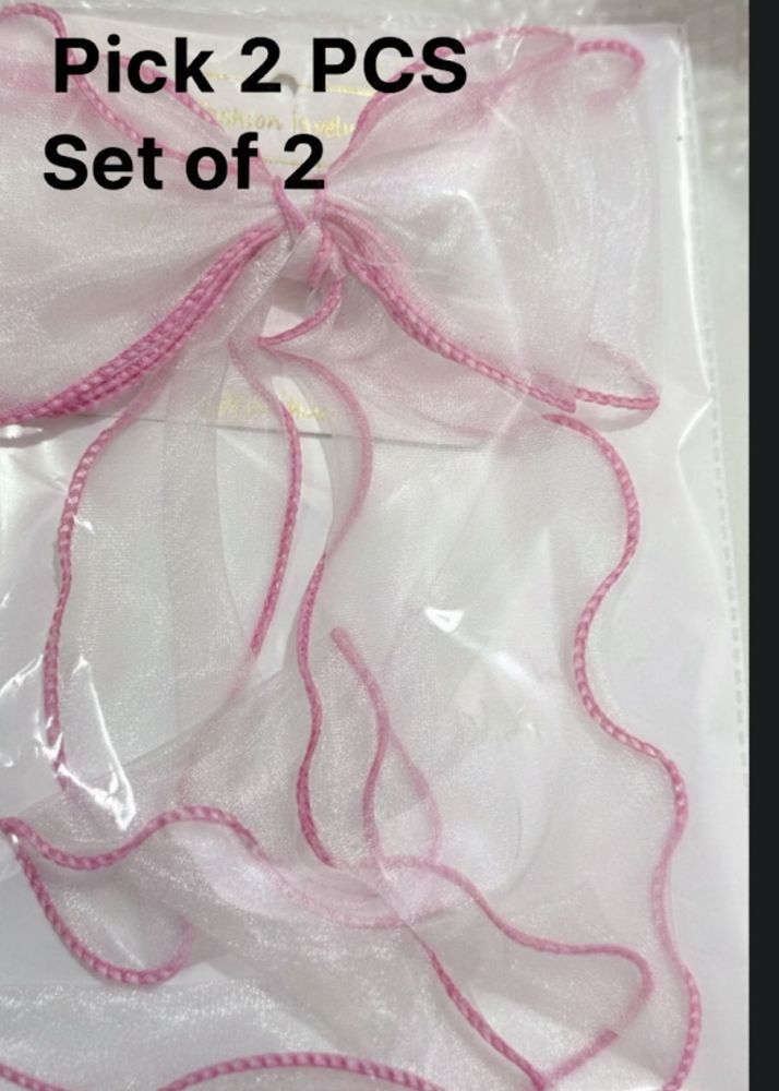 Set of 2 Hair Bow Accessories