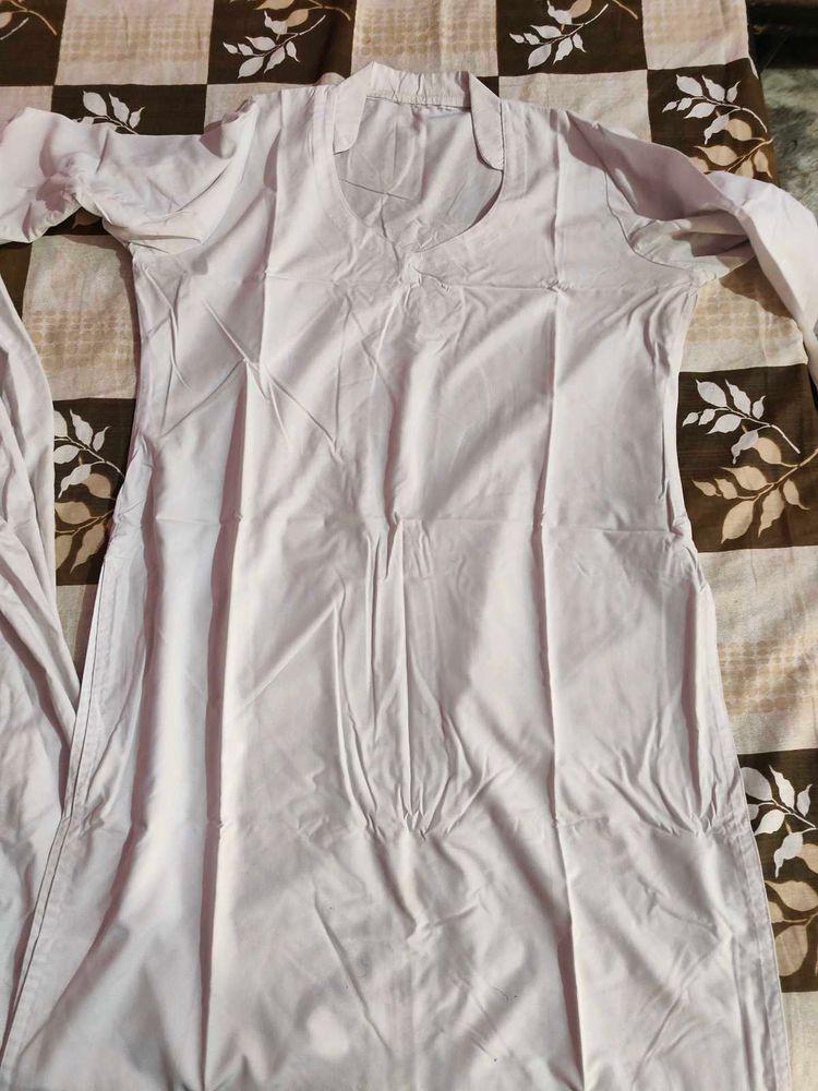White Kurta Set
