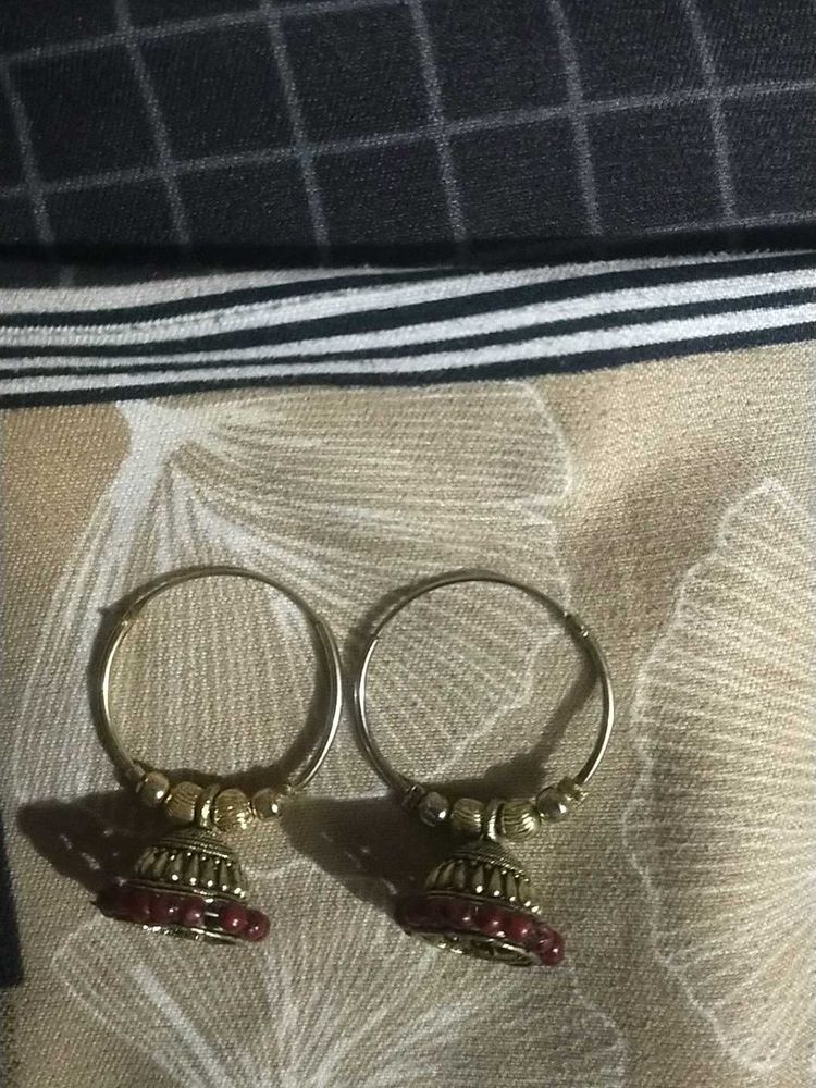 Jhumka Hoop Earrings