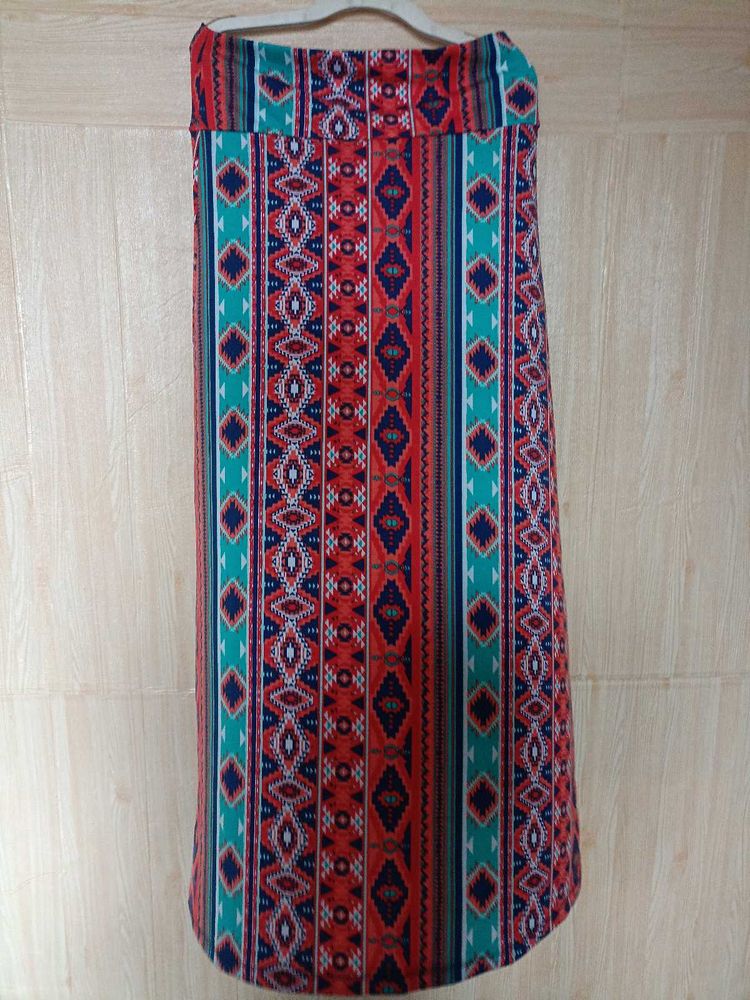 Printed  Long Skirt For Women