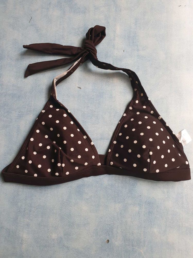 Polka Dot Bikini Top