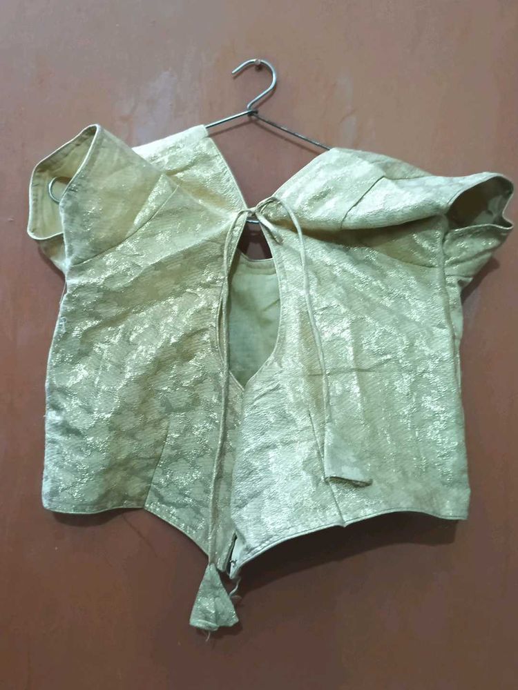 new beautiful golden blouse