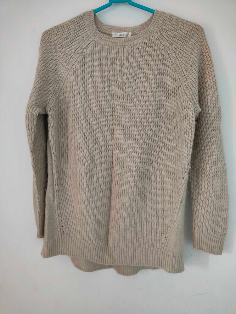 Beige Knit Sweater