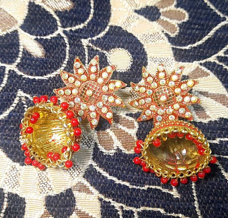 Statement Jhumka Earrings