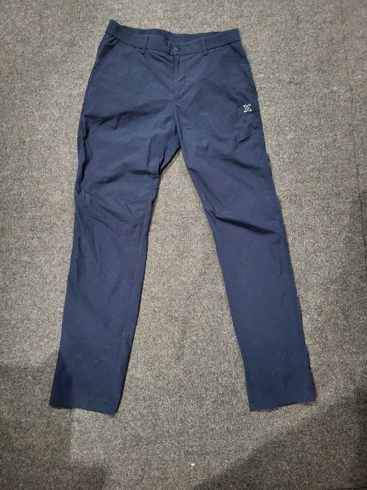 Men&#39;s Navy Casual Trousers