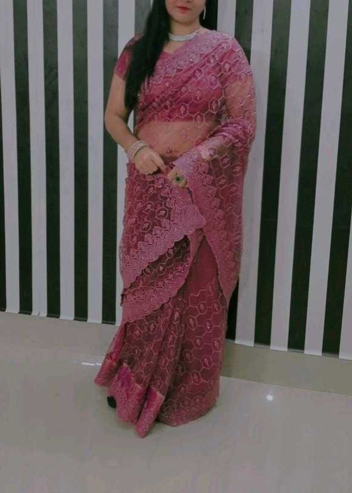 Fancy Net Saree