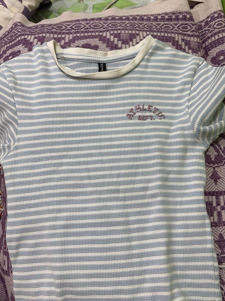 Striped Graphic Tee