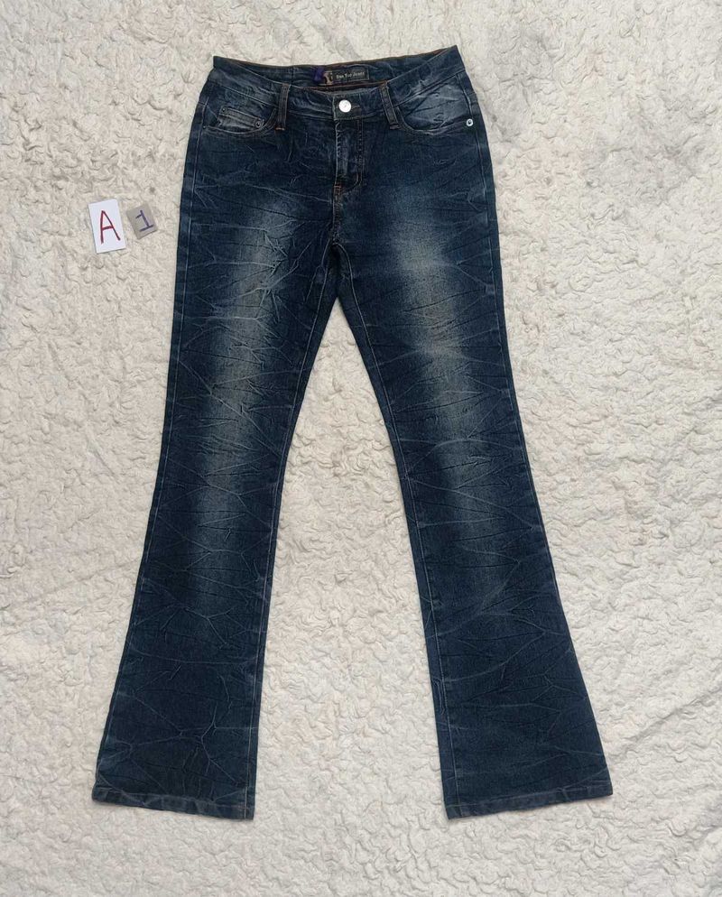 Bootcut Denim Jeans A- 1