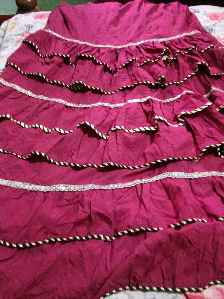 skirt  stiched has been remove