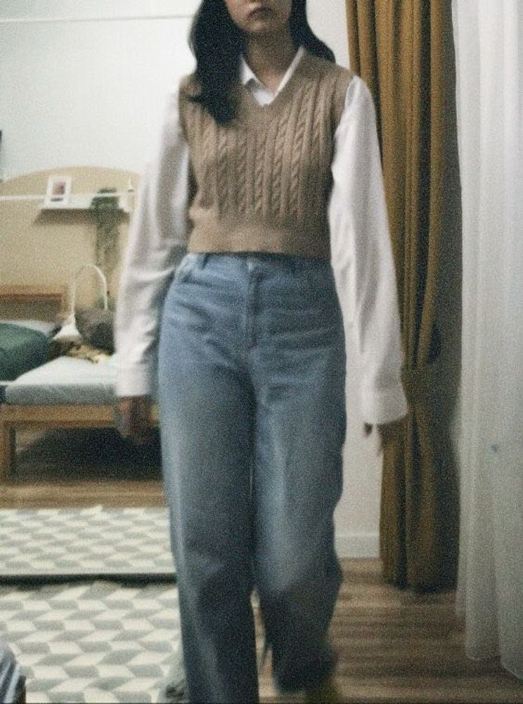 Cable Knit Sweater Vest