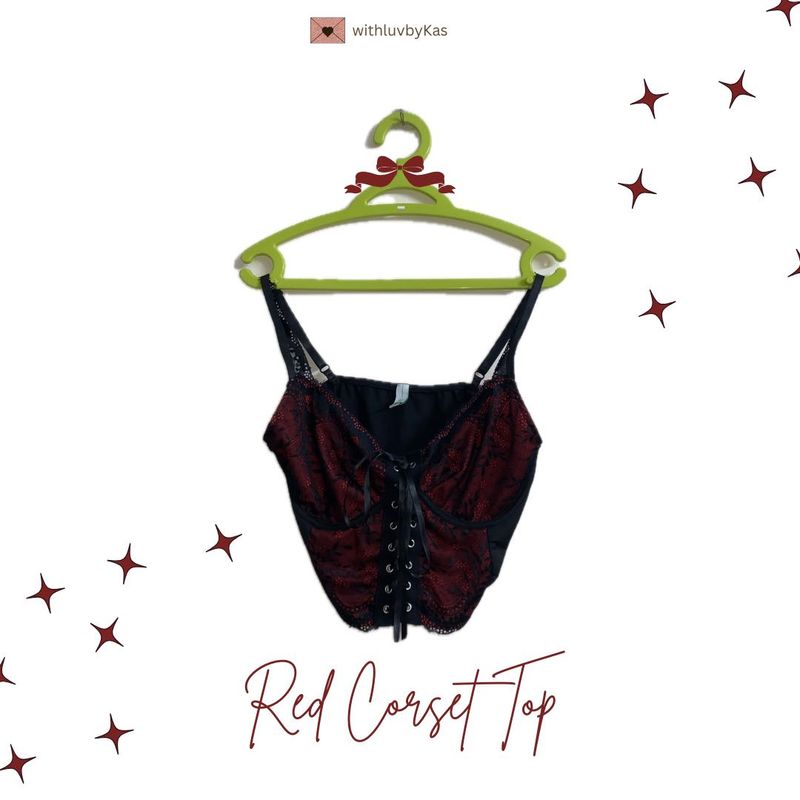 Red Corset Top