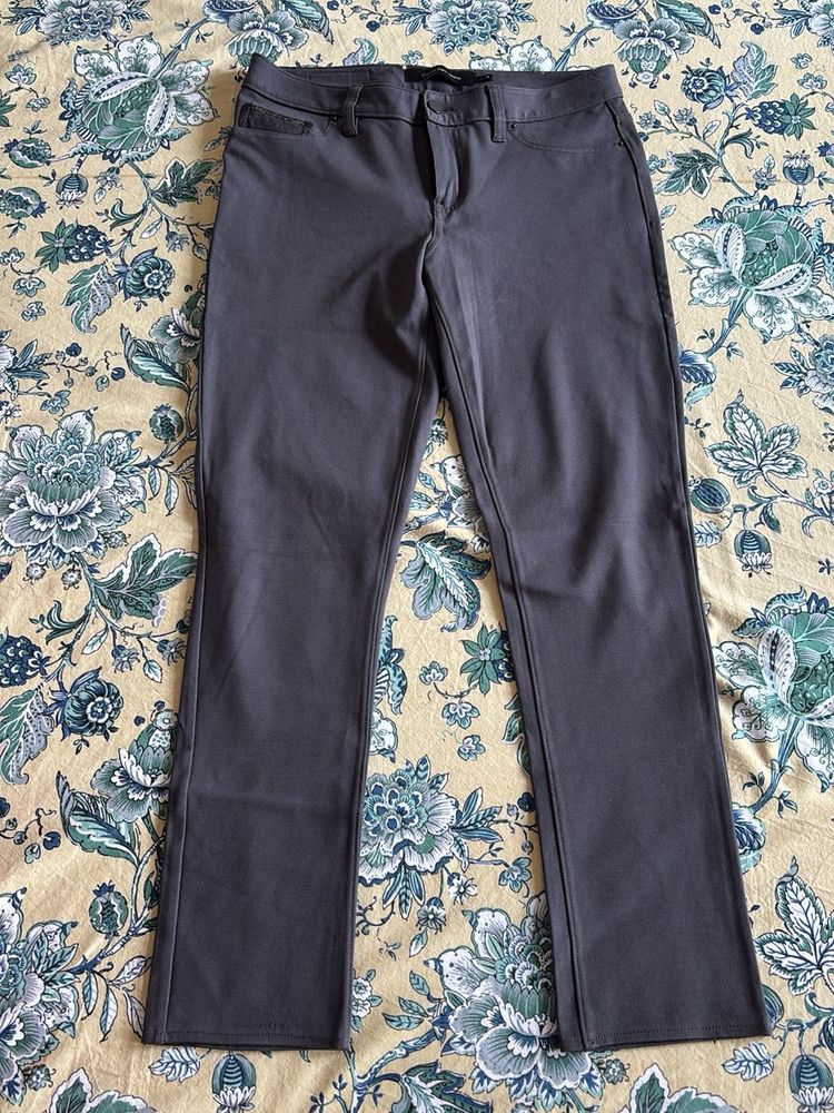 Grey Straight Pants