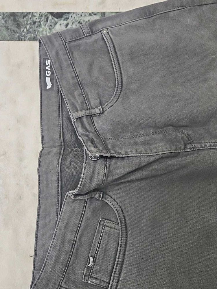 GAS Men&#39;s Gray Chinos