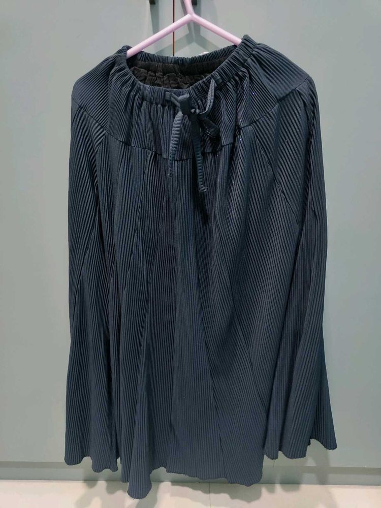 Pleated Midi Skirt