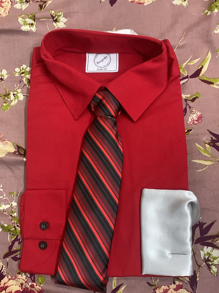 Imported Branded Shirt With Tie