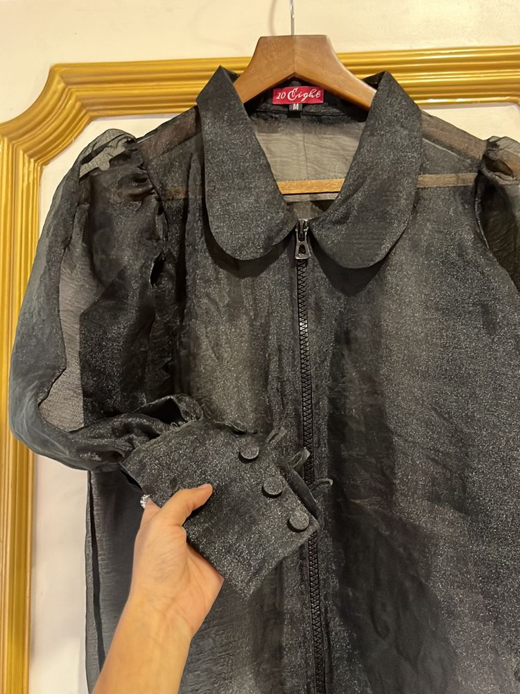 Black Tissue Jacket