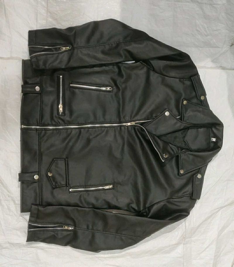 Stylish Black Leather Jacket