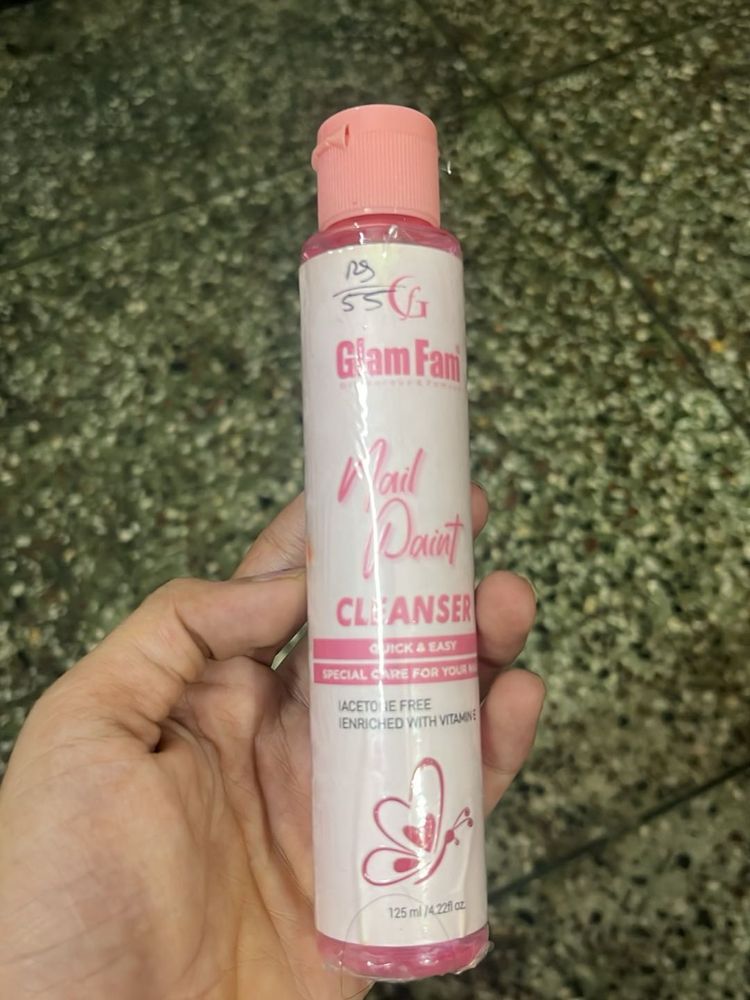 Glam Fam Nail Paint Cleanser