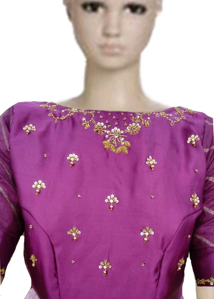 Brand New Botique Made Maggam Work Frock