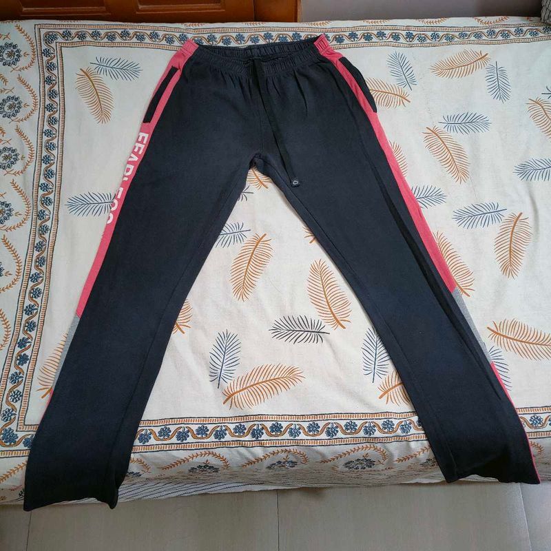 Casual Black Track Pants
