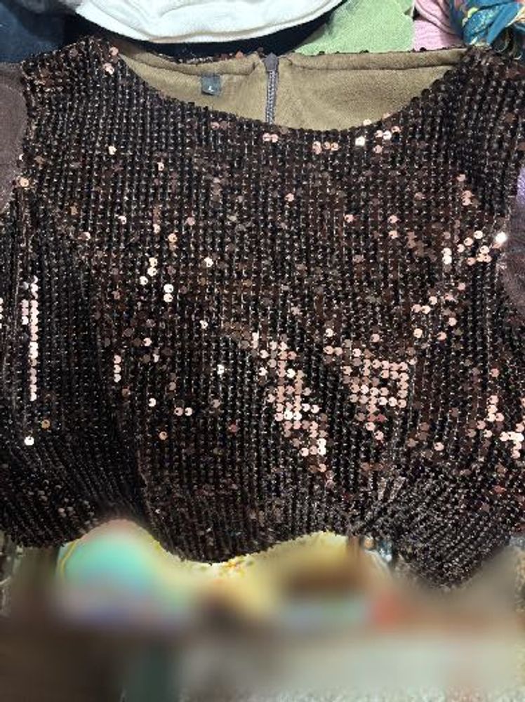 Sparkling Sequin Party Top