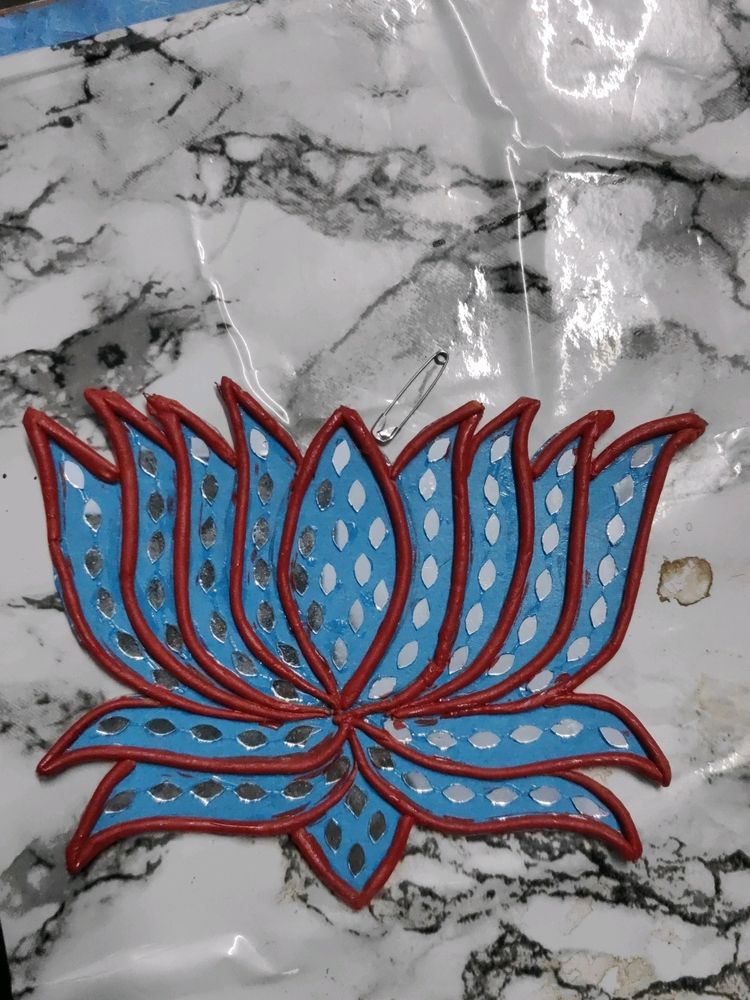 Handmade Lotus Craft With Cardboard