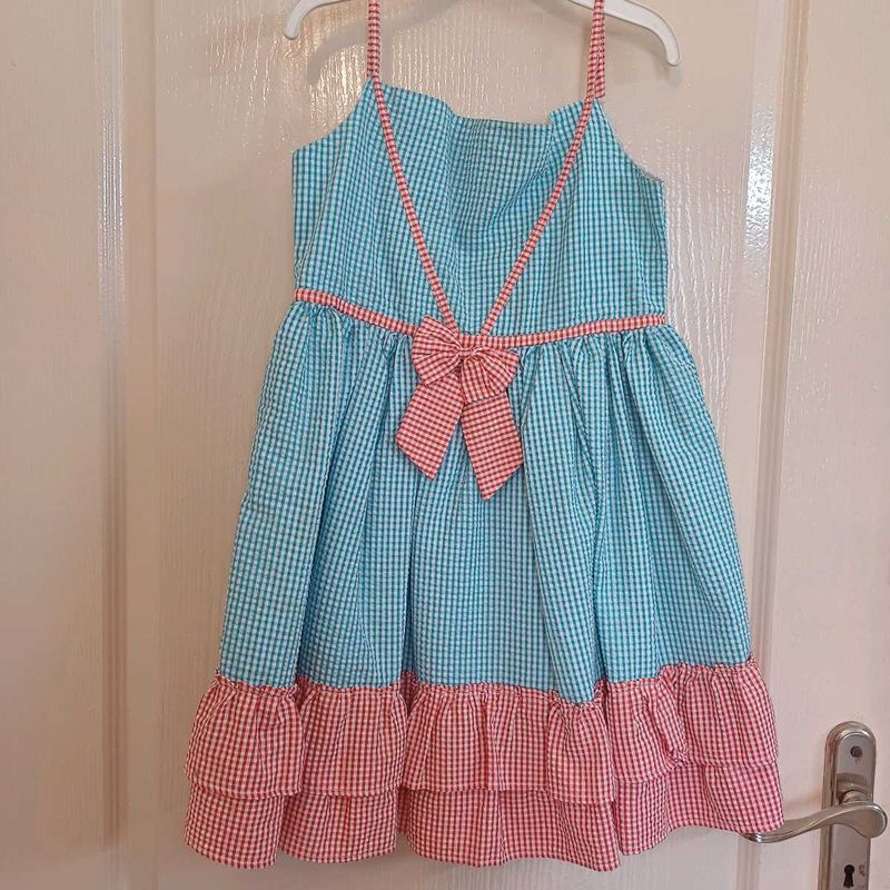 Brand New Girls&#39; Ghingham Dress from OuiOui Dubai