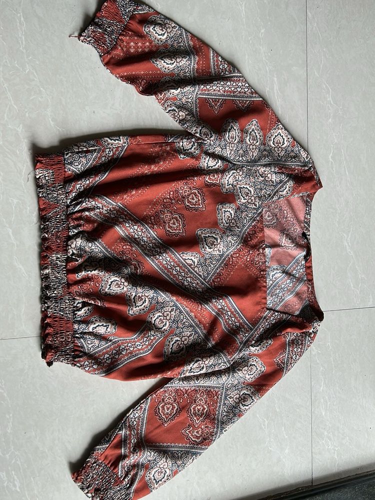 Stylish Rust Colour Top