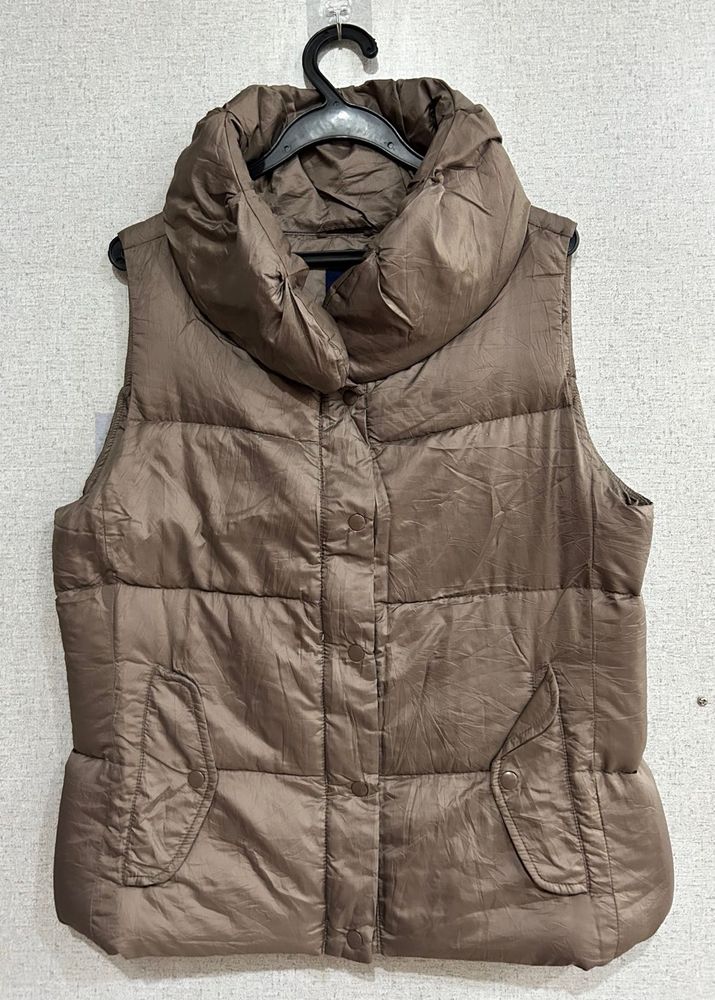 Gap Brown Puffer Vest