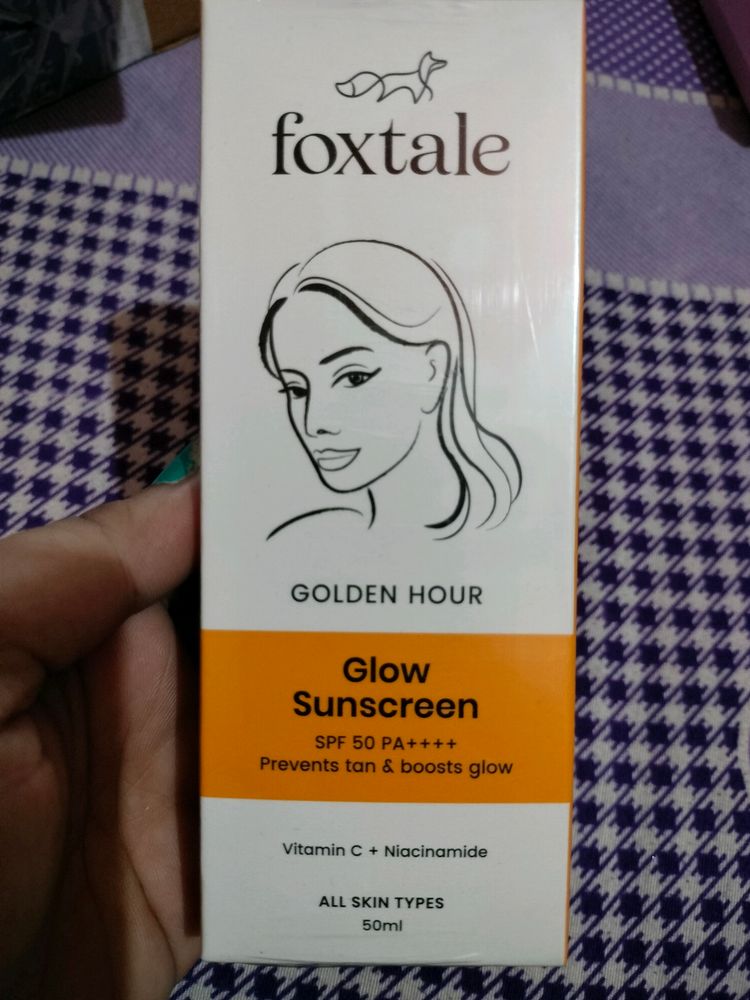 Foxtale  Golden Hour Glow Sunscreen SPF 50++++