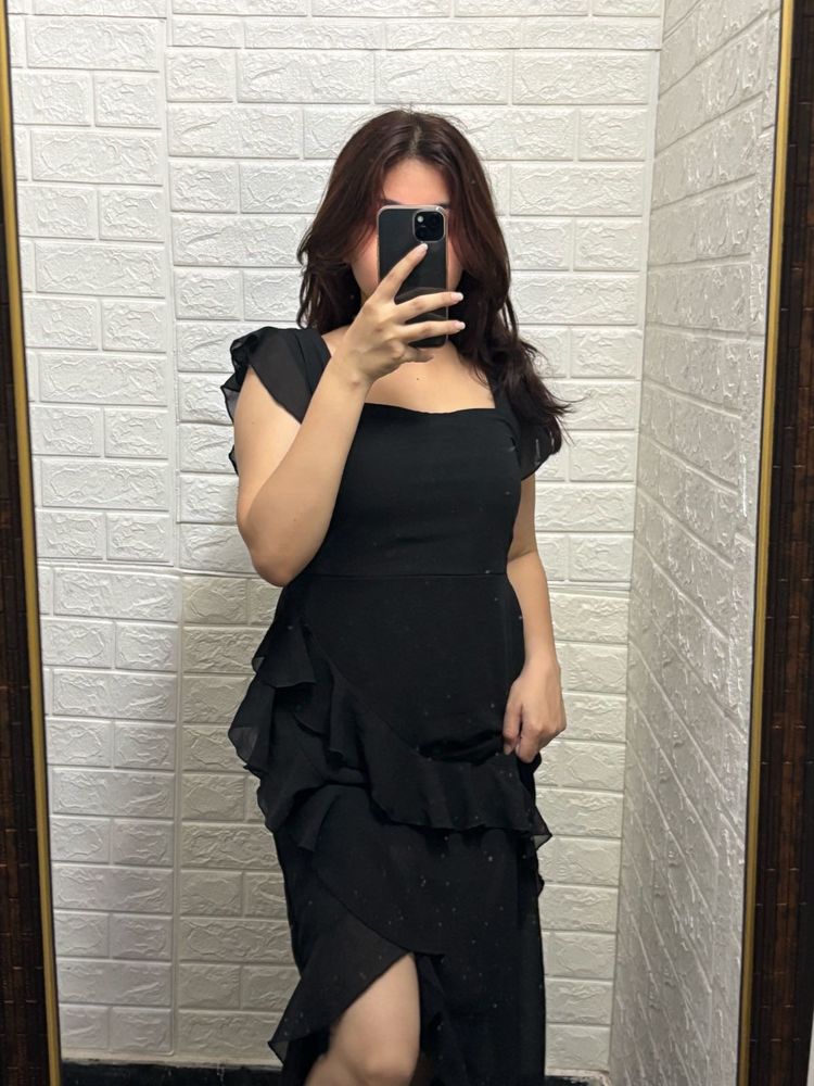 Sexy Black Maxi Dress