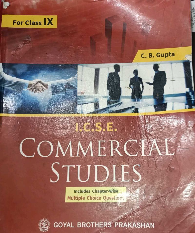 I.C.S.E COMMERCIAL STUDIES CLASS 9 ( |X) 🏆