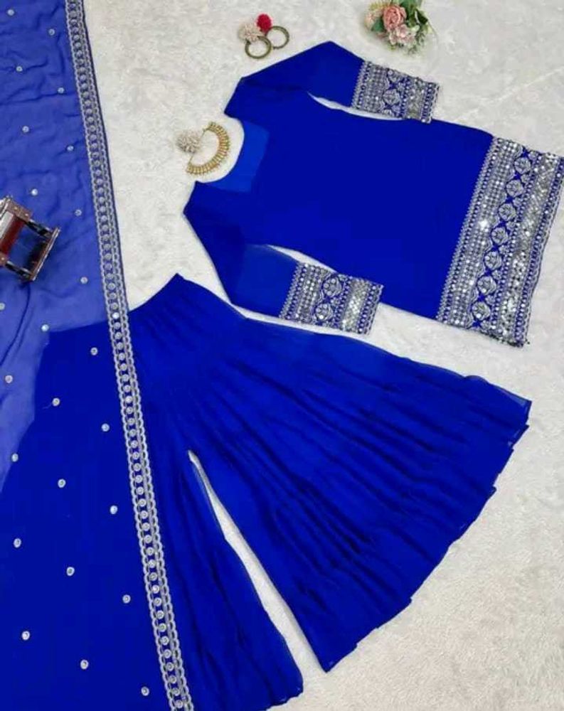 Royal Blue Kurta Set
