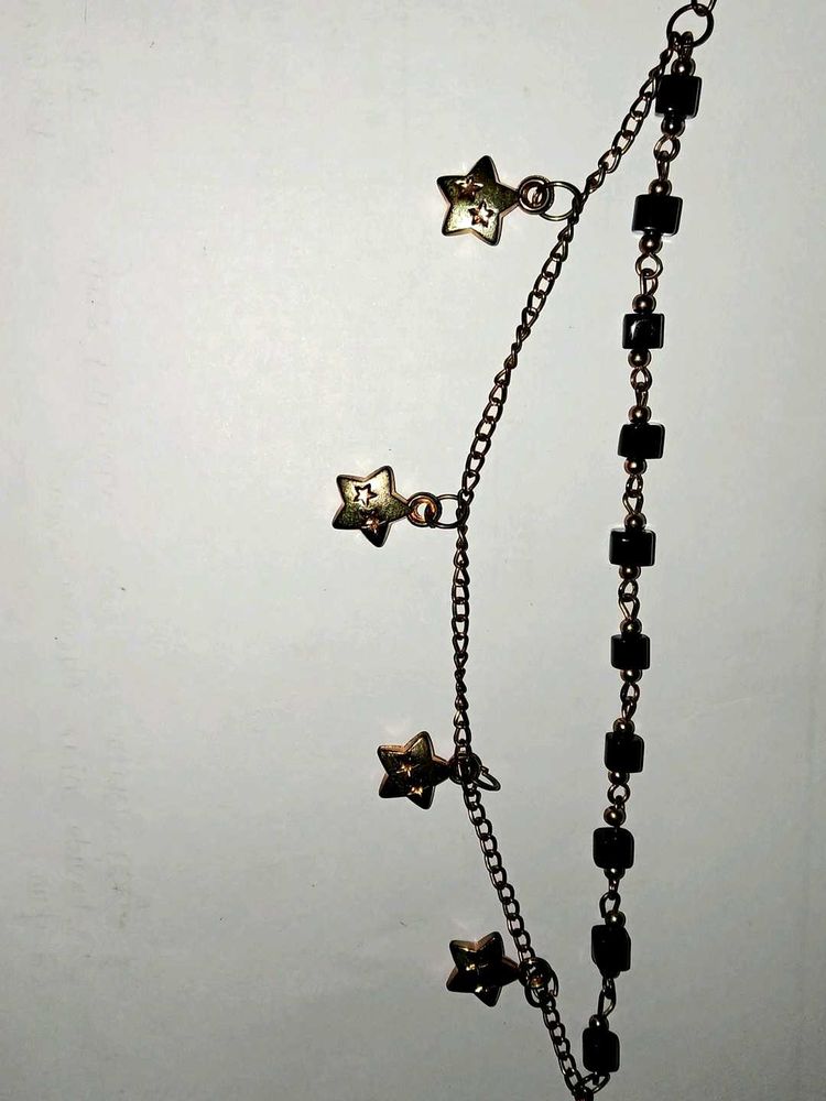 Star &amp; Bead Ankle Bracelet