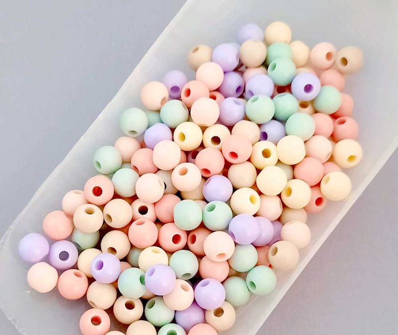 6mm Matte Pastel Beads