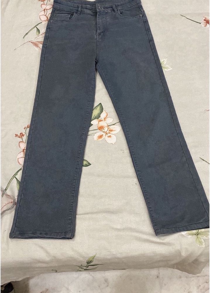 Gray Denim Jeans